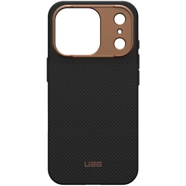 UAG-Fibr-Armr-MagSafe-kryt-iPhone-17-Pro-kevlar-cerny-bronzovy