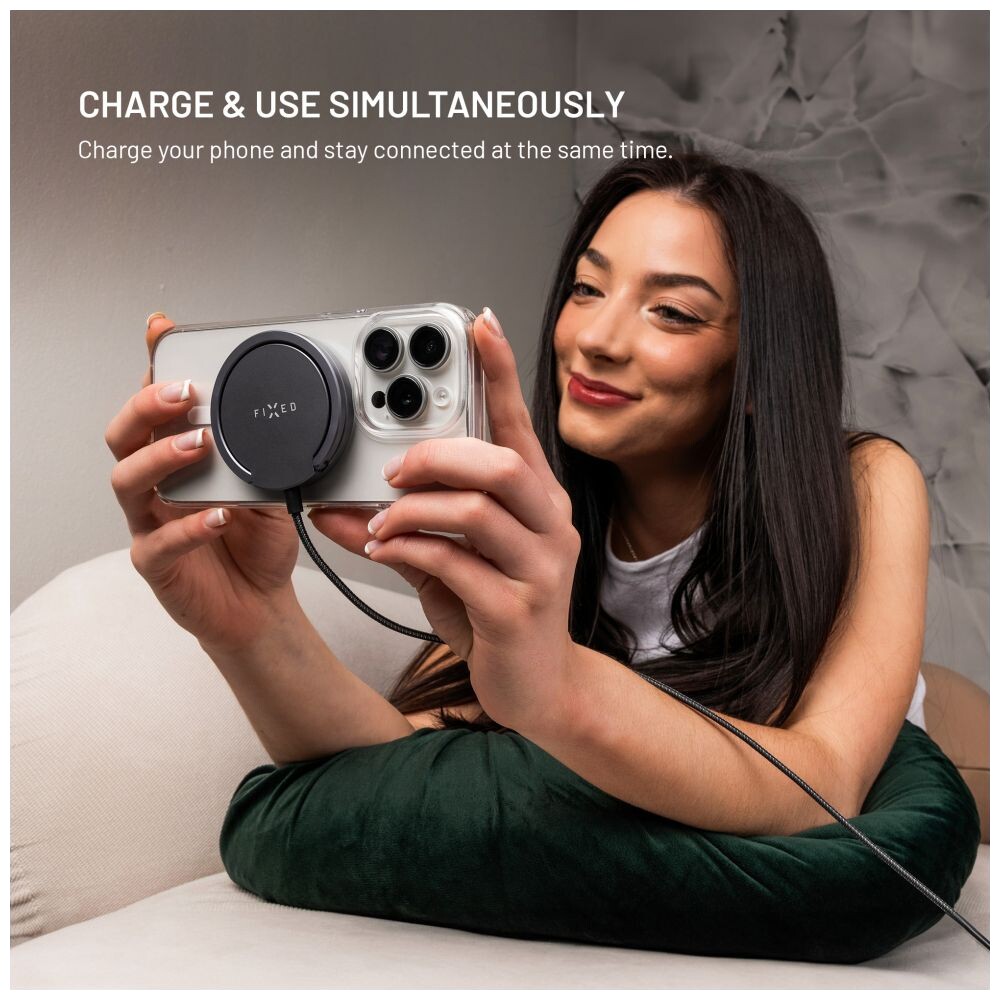 FIXED-MagPad-Pro-nabijecka-Qi2-MagSafe-se-stojankem-15W-seda