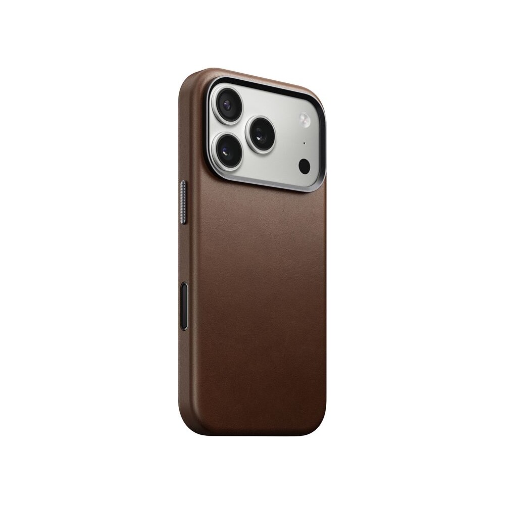 Nomad-Traditional-Leather-Case-MagSafe-kozeny-kryt-iPhone-17-Pro-Brown