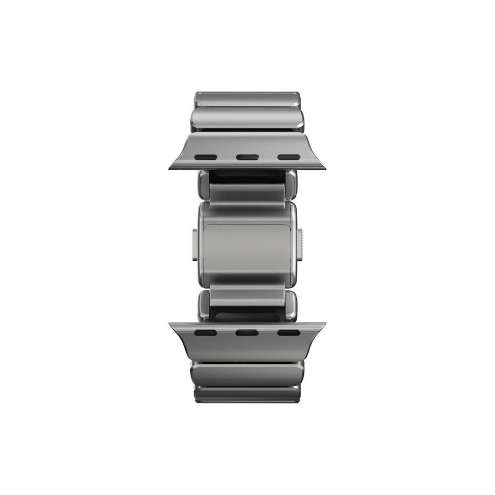 Nomad-Stratos-Band-FKM-reminek-Apple-Watch-45-46-49mm-Natural-Titanium-Black