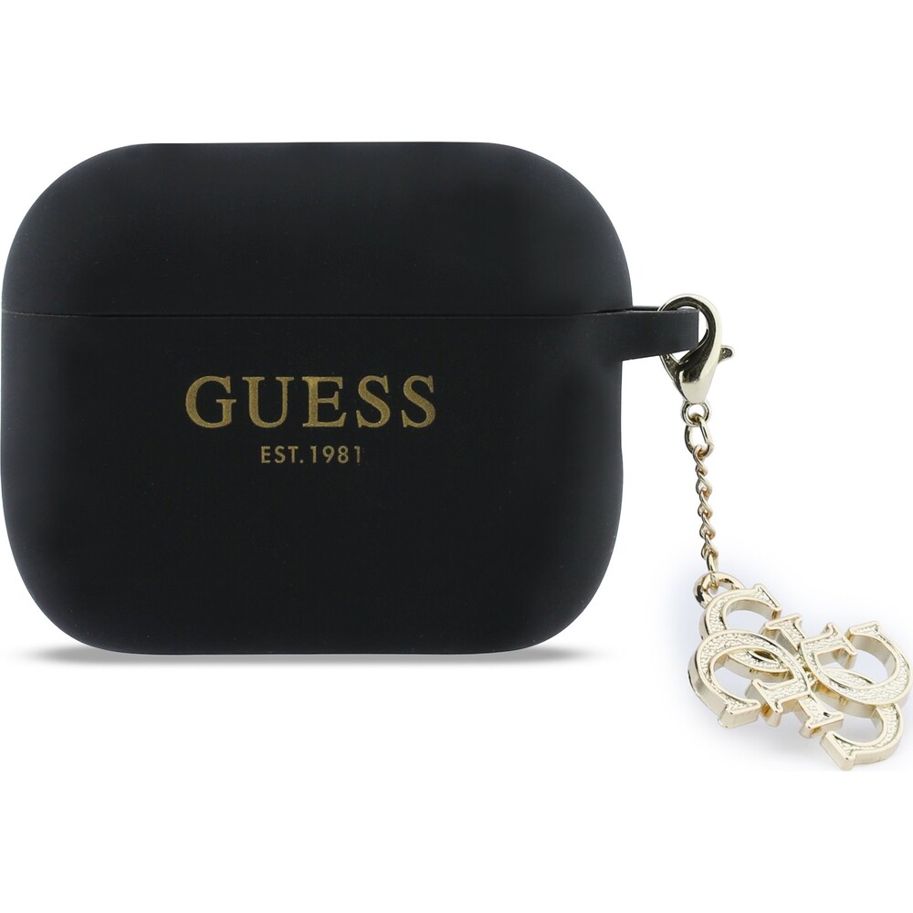 Guess-4G-Charm-Silikonove-pouzdro-AirPods-Pro-3-cerne