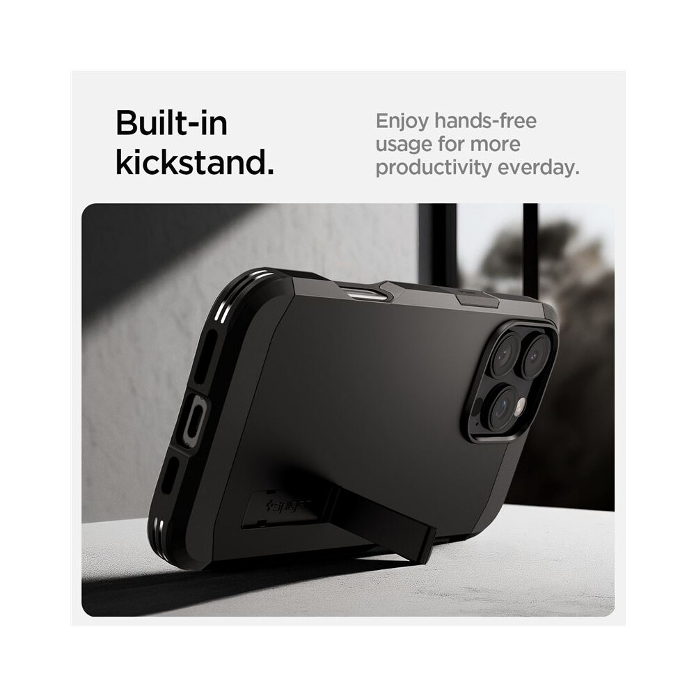 Spigen-Tough-Armor-MagSafe-kryt-iPhone-16-Pro-black