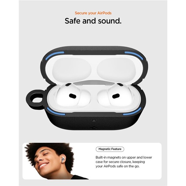 Spigen-Vault-pouzdro-AirPods-Pro-3-matne-cerne