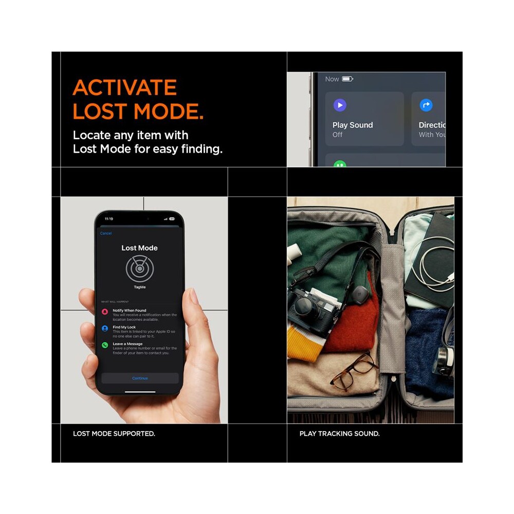 Spigen-Bluetooth-Tracker-TagMe-lokator-s-Apple-Find-My-cerny