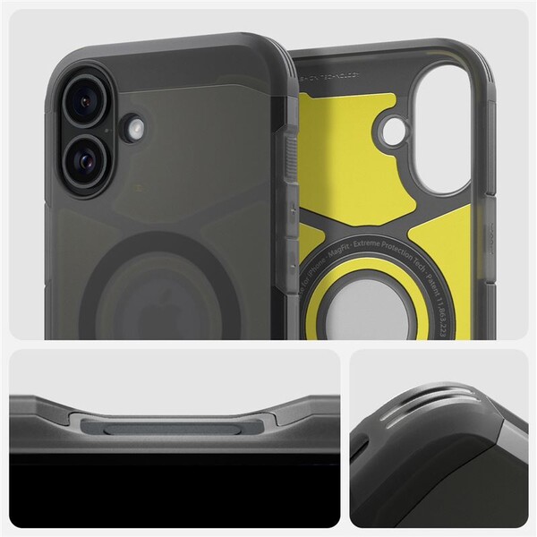 Spigen-Tough-Armor-MagSafe-kryt-iPhone-16-frost-black