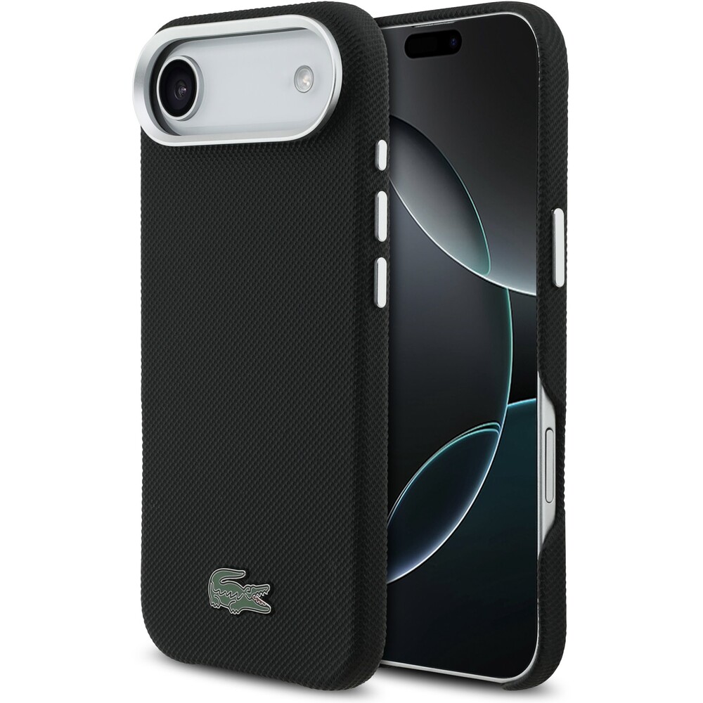 Lacoste-Iconic-Petit-Pique-Metal-Logo-MagSafe-kryt-iPhone-Air-cerny