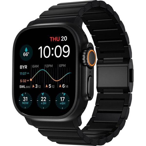 Nomad-Titanium-Band-reminek-Apple-Watch-49-46-45-44-42-mm-cerny