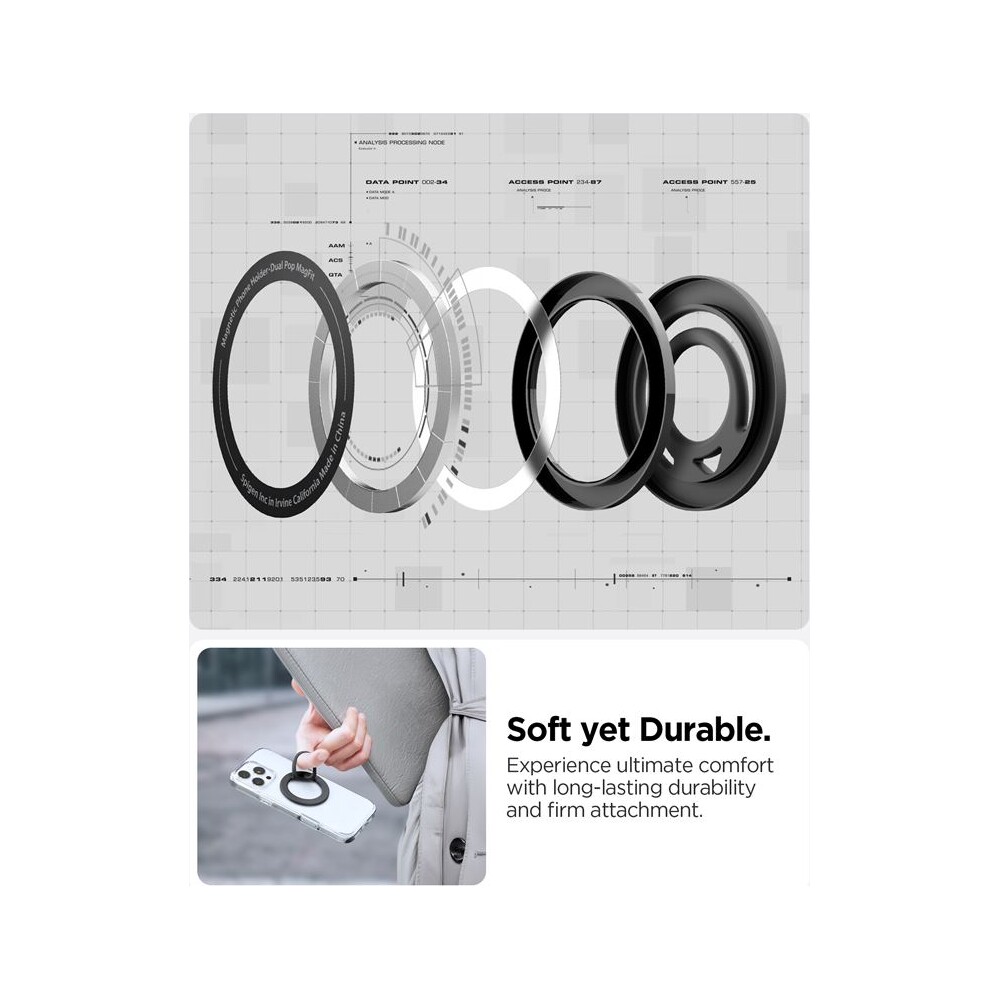 Spigen-Dual-Pop-MagSafe-Holder-drzak-na-telefon-cerny