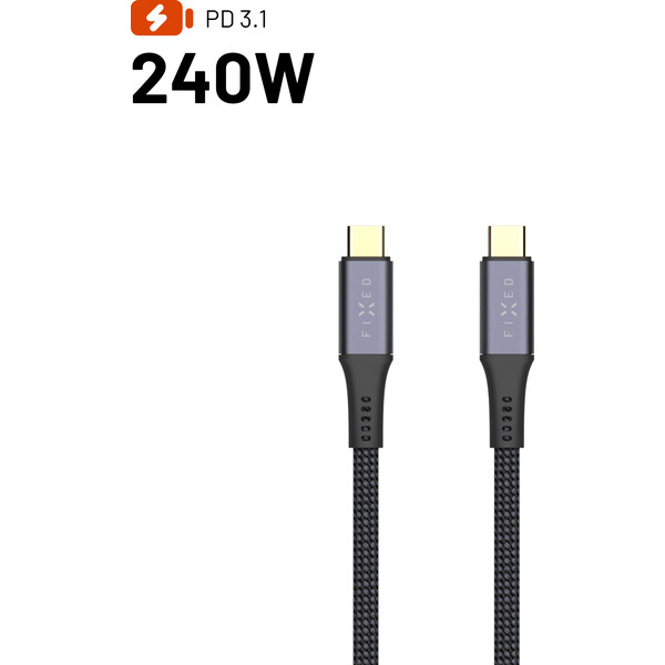 FIXED-Media-Cable-opleteny-kabel-USB-C-USB-C-PD-3-1-USB4-Gen3-40Gbps-8K-60Hz-240W-2m-cerny