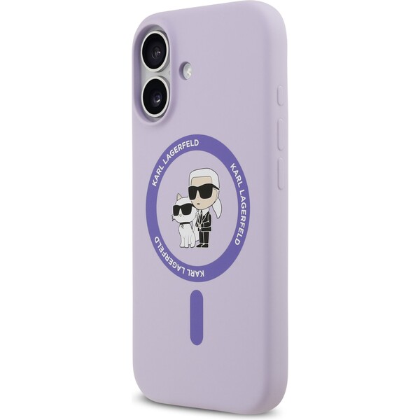 Karl-Lagerfeld-Liquid-Silicone-Karl-and-Choupette-MagSafe-kryt-iPhone-17-fialovy