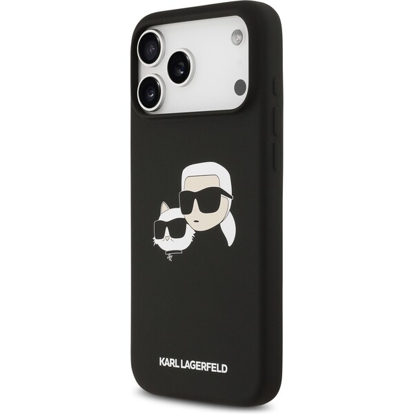 Karl-Lagerfeld-Liquid-Silicone-Double-Heads-MagSafe-kryt-iPhone-17-Pro-Max-cerny