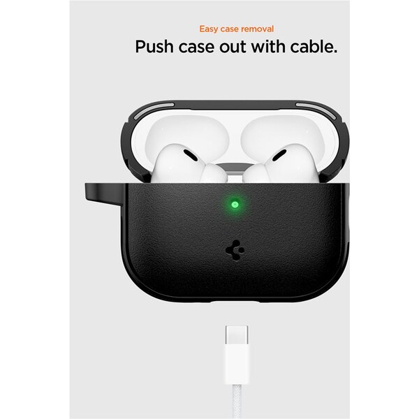 Spigen-Vault-pouzdro-AirPods-Pro-3-matne-cerne
