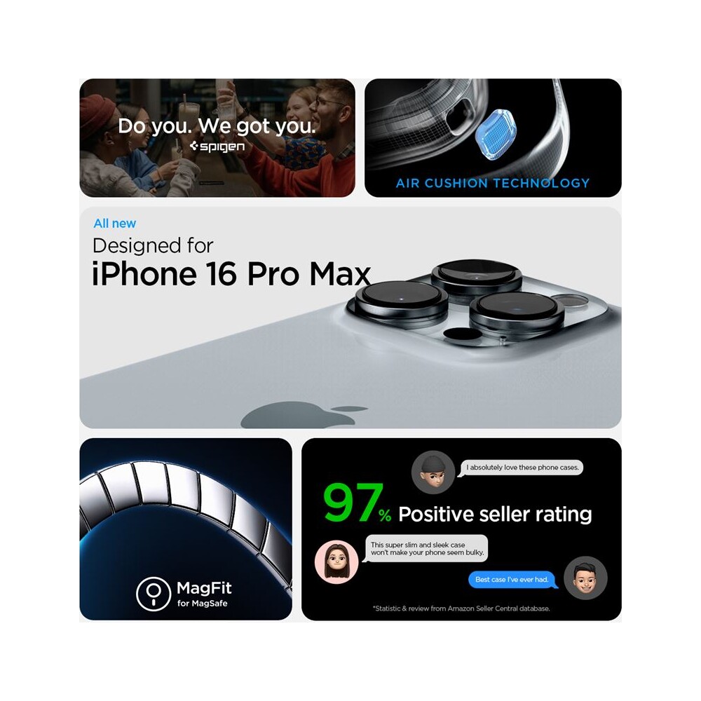 Spigen-Tough-Armor-MagSafe-kryt-iPhone-16-Pro-Max-black
