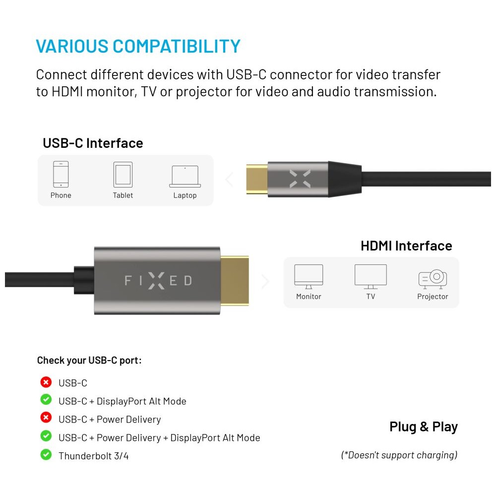 FIXED-USB-C-HDMI-2-0-kabel-4K-2m-cerny