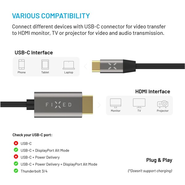 FIXED-USB-C-HDMI-2-0-kabel-4K-2m-cerny