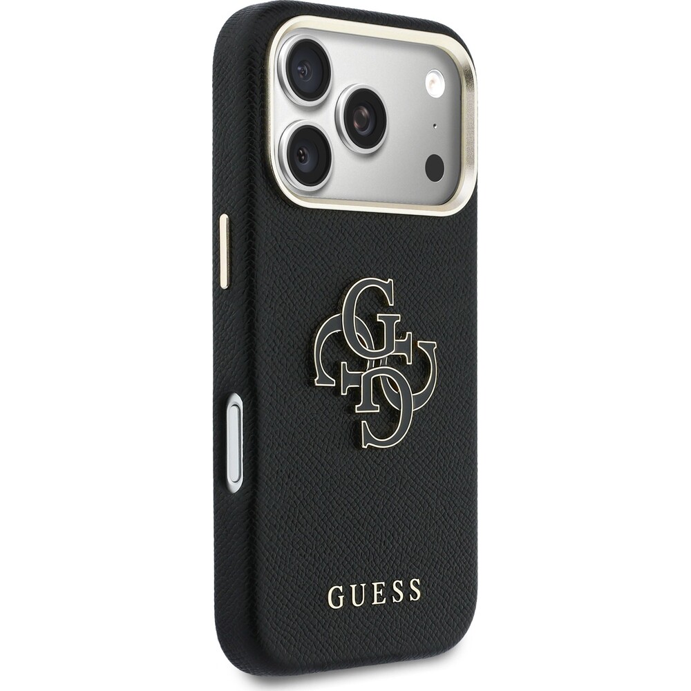 Guess-PU-Resin-Logo-kryt-iPhone-17-Pro-Max-cerny