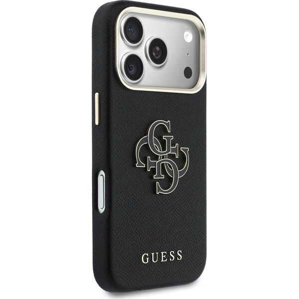 Guess-PU-Resin-Logo-kryt-iPhone-17-Pro-Max-cerny