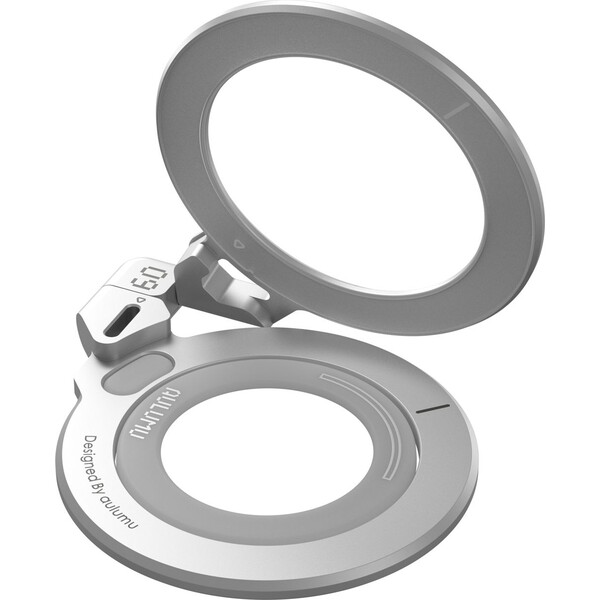 Aulumu-G09-Infinite-360-Magnetic-Stand-MagSafe-stojanek-Silver