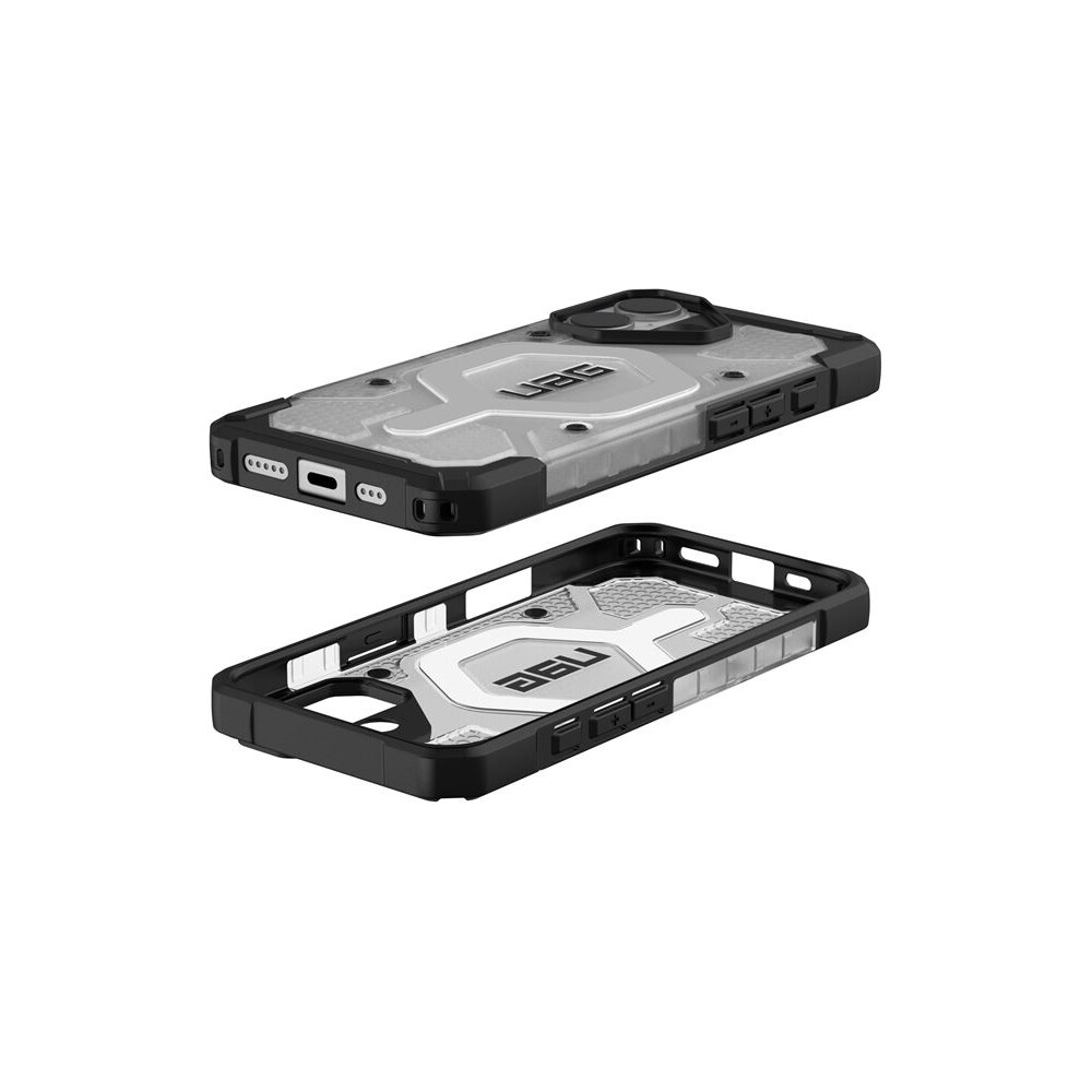 UAG-Pathfinder-Clear-Magsafe-kryt-iPhone-17-ciry-stribrny