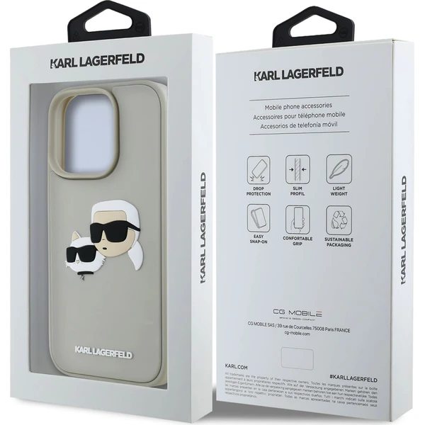 Karl-Lagerfeld-3D-Rubber-Double-Heads-kryt-iPhone-16-Pro-bezovy
