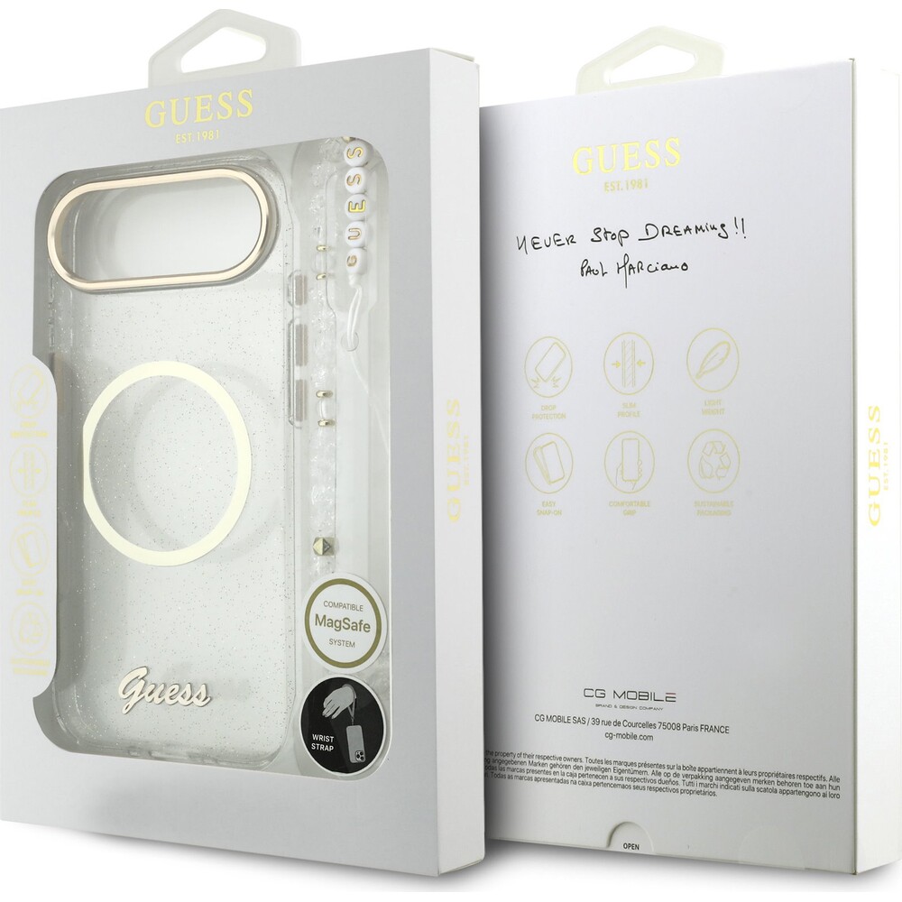 Guess-IML-Glitter-Script-Strap-MagSafe-kryt-iPhone-Air-ciry