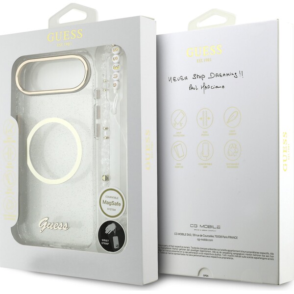 Guess-IML-Glitter-Script-Strap-MagSafe-kryt-iPhone-Air-ciry