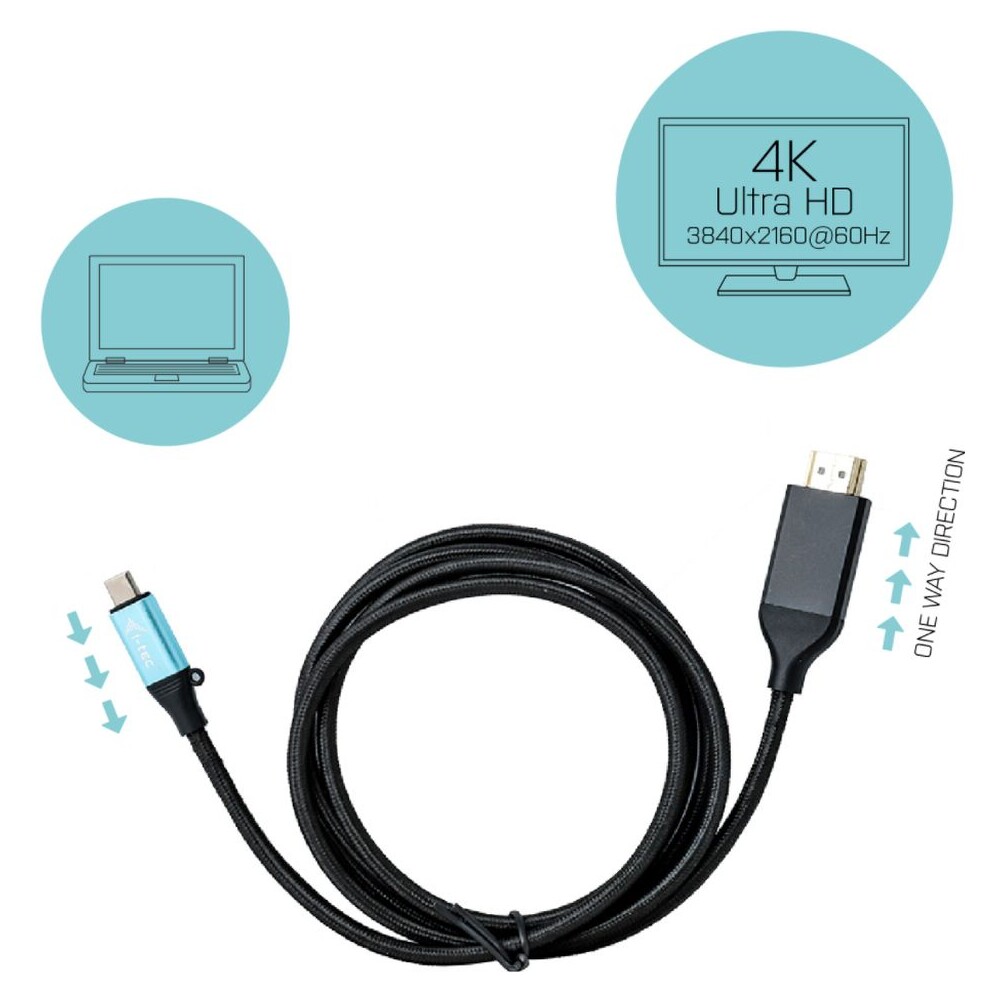 i-tec-USB-C-HDMI-kabel-4K-2m-cerny