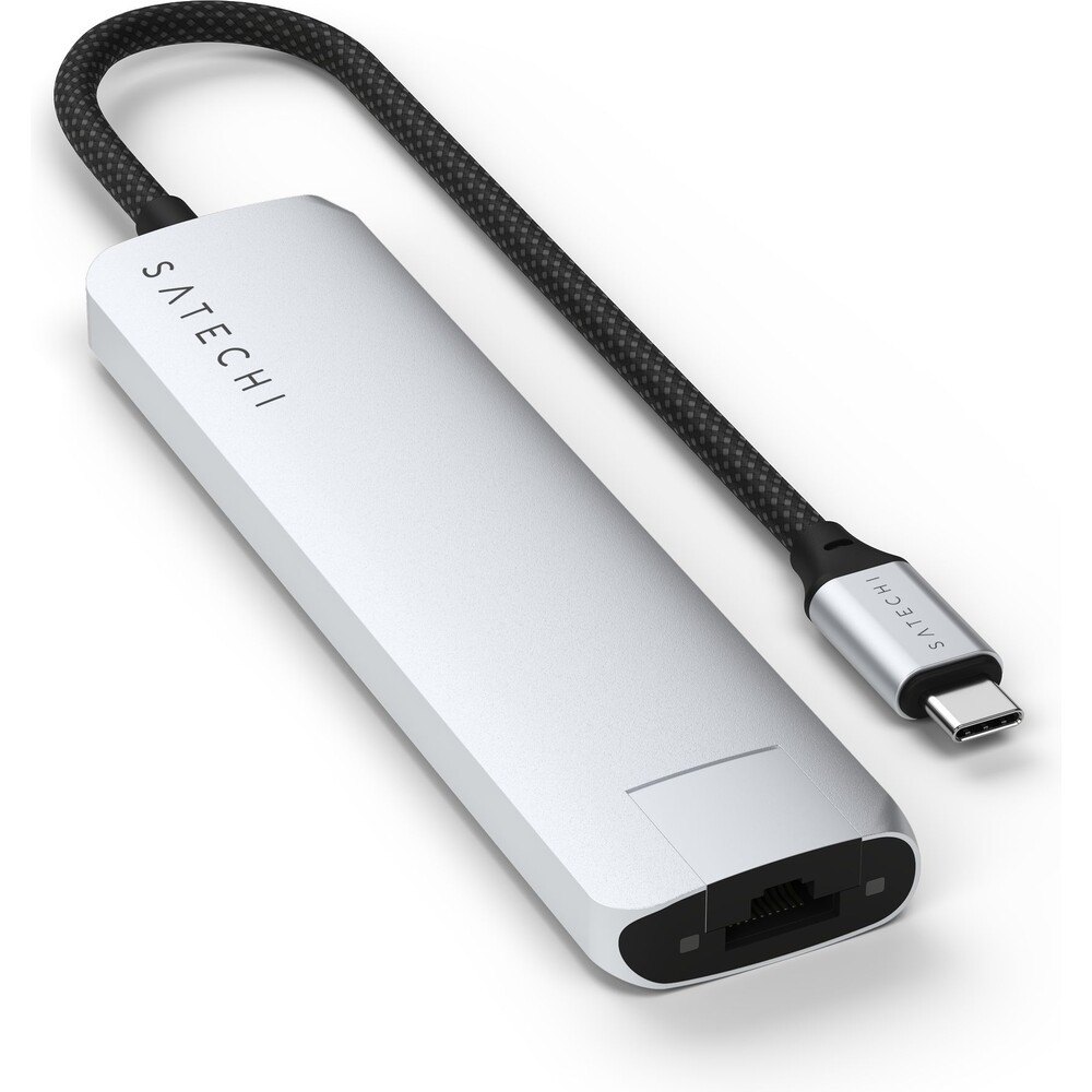 Satechi-7v1-USB-C-Slim-viceportovy-adapter-s-Ethernetem-stribrny