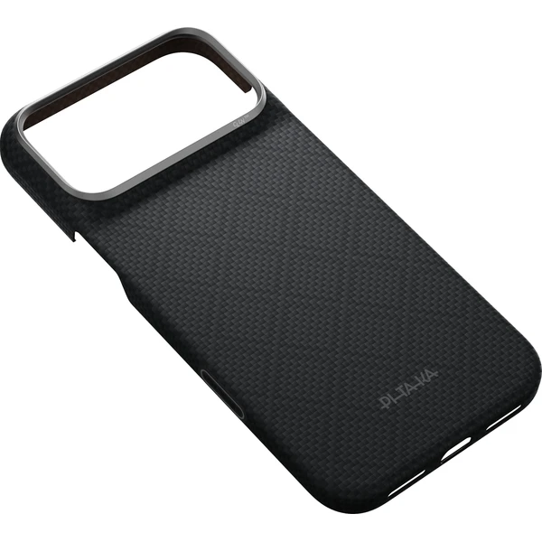 Pitaka-Edge-Case-Argyle-MagSafe-kryt-iPhone-18-Pro-Max-Lava-Black