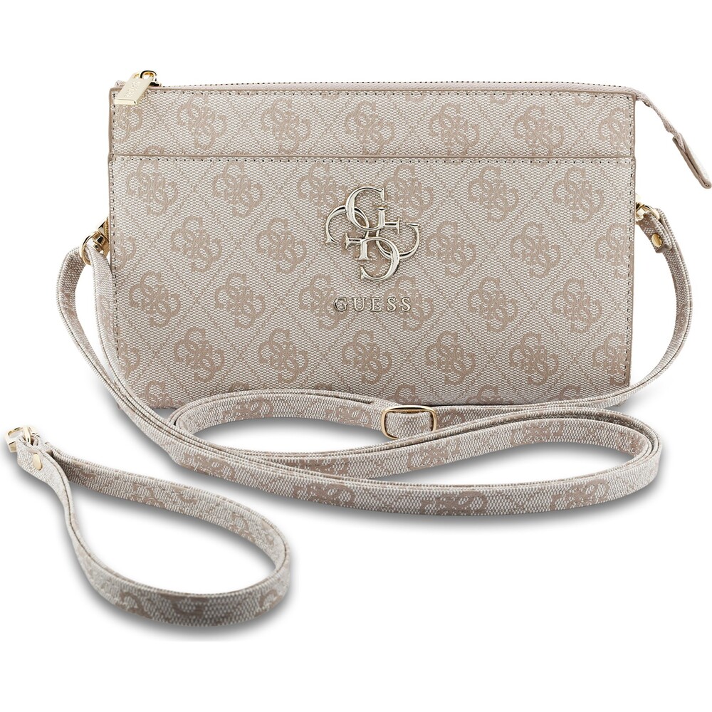 Guess-PU-4G-Metal-Logo-kabelka-na-telefon-ruzova