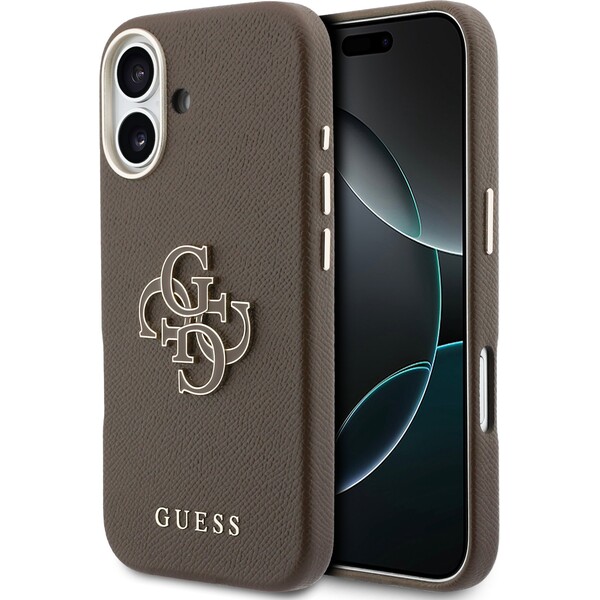 Guess-PU-Resin-Logo-kryt-iPhone-17-hnedy