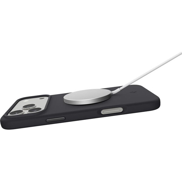 Spigen-Silicone-Fit-MagSafe-kryt-iPhone-17-Pro-black
