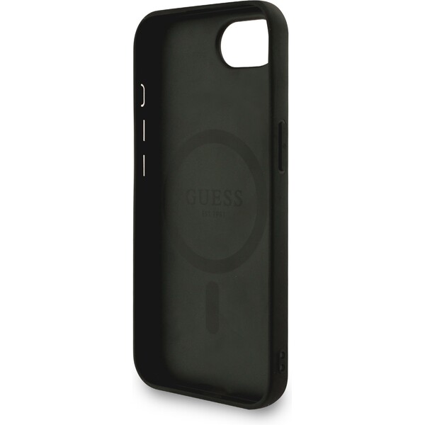 Guess-PU-Leather-4G-Colored-Ring-Strap-MagSafe-kryt-iPhone-17e-16e-cerny