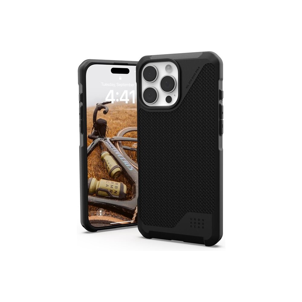 UAG-Metropolis-LT-Magsafe-Kevlar-kryt-iPhone-16-Pro-Max-cerny-