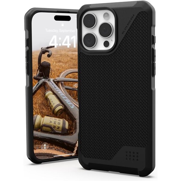UAG-Metropolis-LT-Magsafe-Kevlar-kryt-iPhone-16-Pro-Max-cerny-