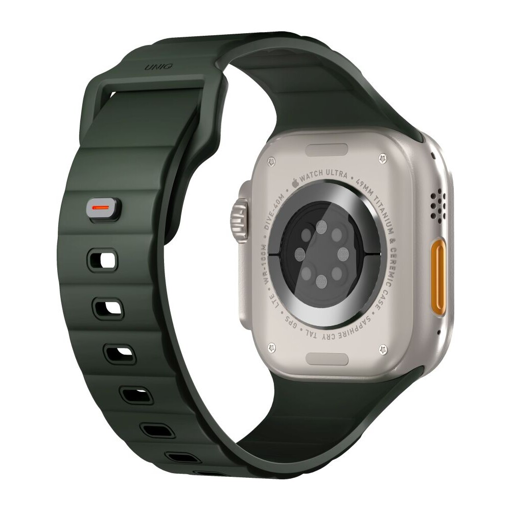 UNIQ-Stride-FKM-Rubber-vodeodolny-reminek-Apple-Watch-49-45-44-42mm-tmave-zeleny