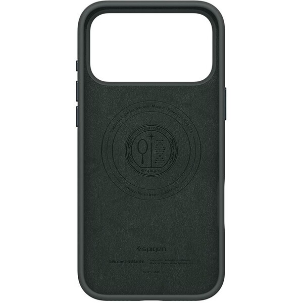 Spigen-Silicone-Fit-MagSafe-kryt-iPhone-17-Pro-abyss-green