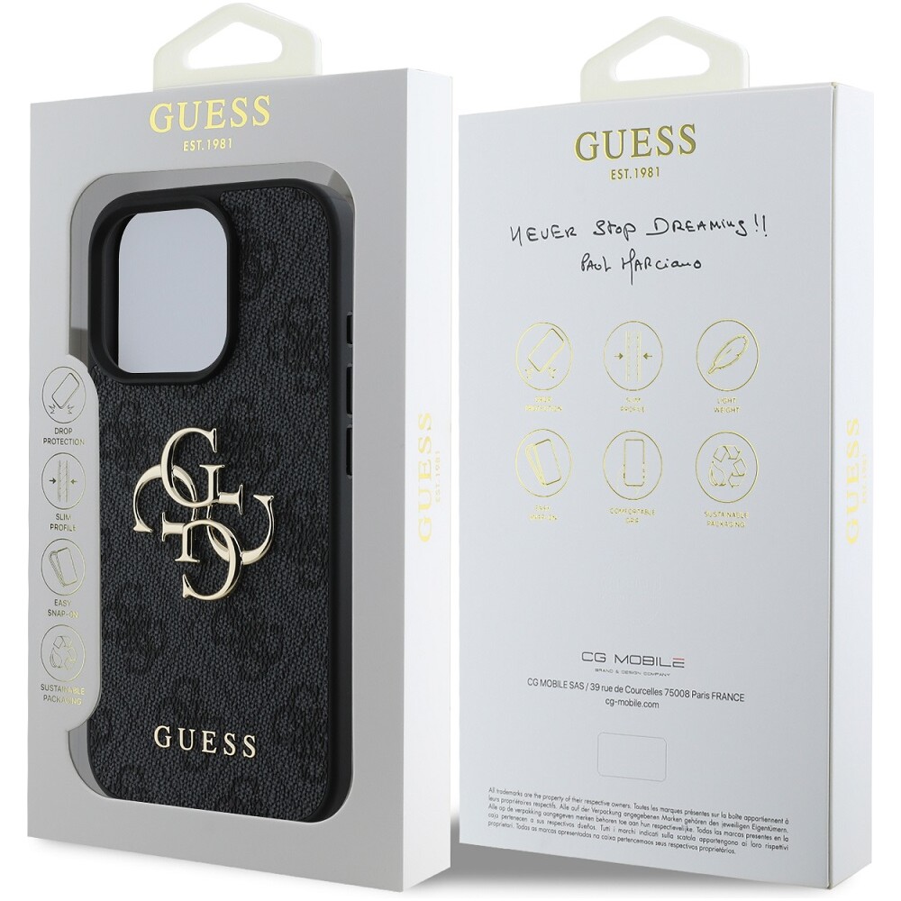 Guess-PU-4G-Metal-Logo-kryt-pro-iPhone-16-Pro-Max-sedy