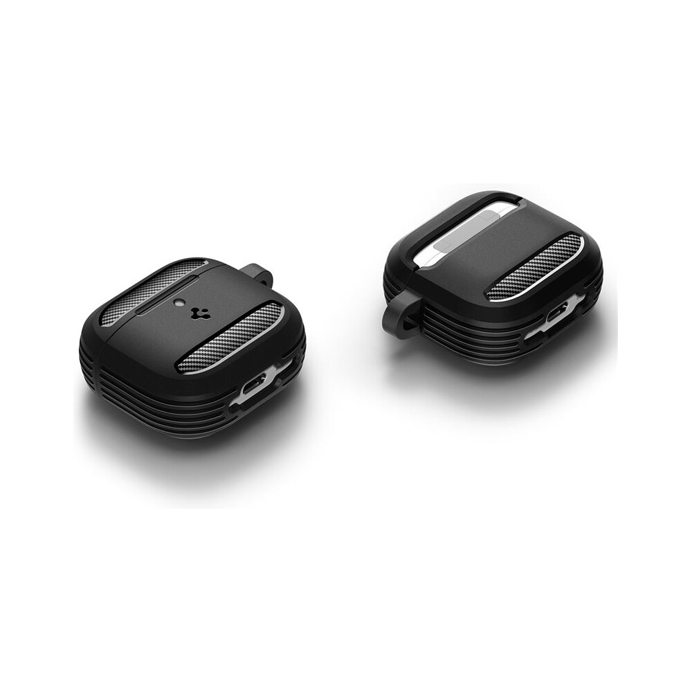 Spigen-Rugged-Armor-pouzdro-AirPods-4-matne-cerne