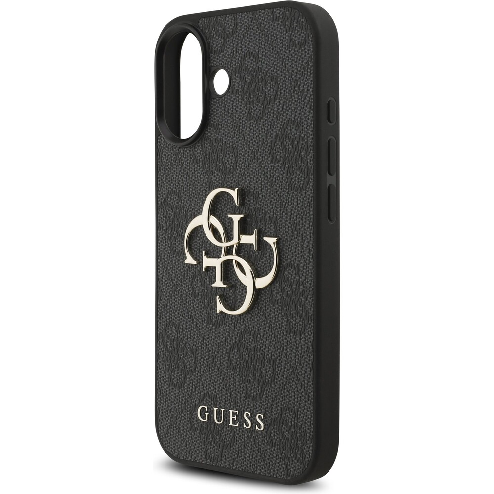 Guess-PU-4G-Metal-Logo-Strap-kryt-iPhone-17-cerny
