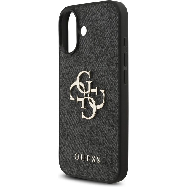 Guess-PU-4G-Metal-Logo-Strap-kryt-iPhone-17-cerny