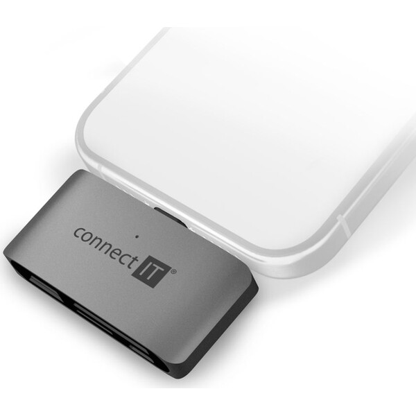 CONNECT-IT-CompactPRO-externi-USB-C-hub-s-cteckou-karet