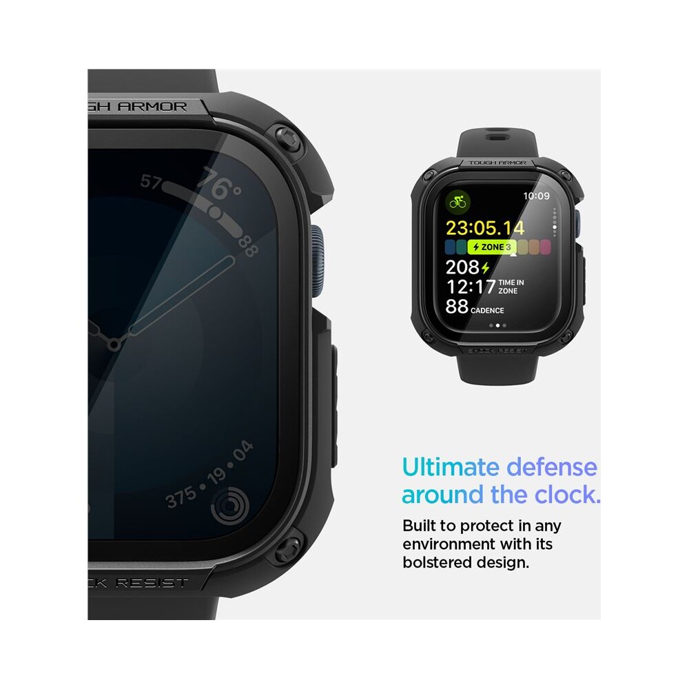 Spigen-Tough-Armor-pouzdro-Apple-Watch-10-11-46mm-cerne