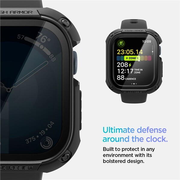 Spigen-Tough-Armor-pouzdro-Apple-Watch-10-11-46mm-cerne