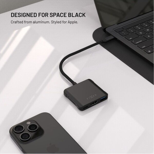 FIXED-HUB-Quadri-hlinikovy-USB-C-hub-pro-notebooky-140W-PD-3-1-vesmirne-cerny