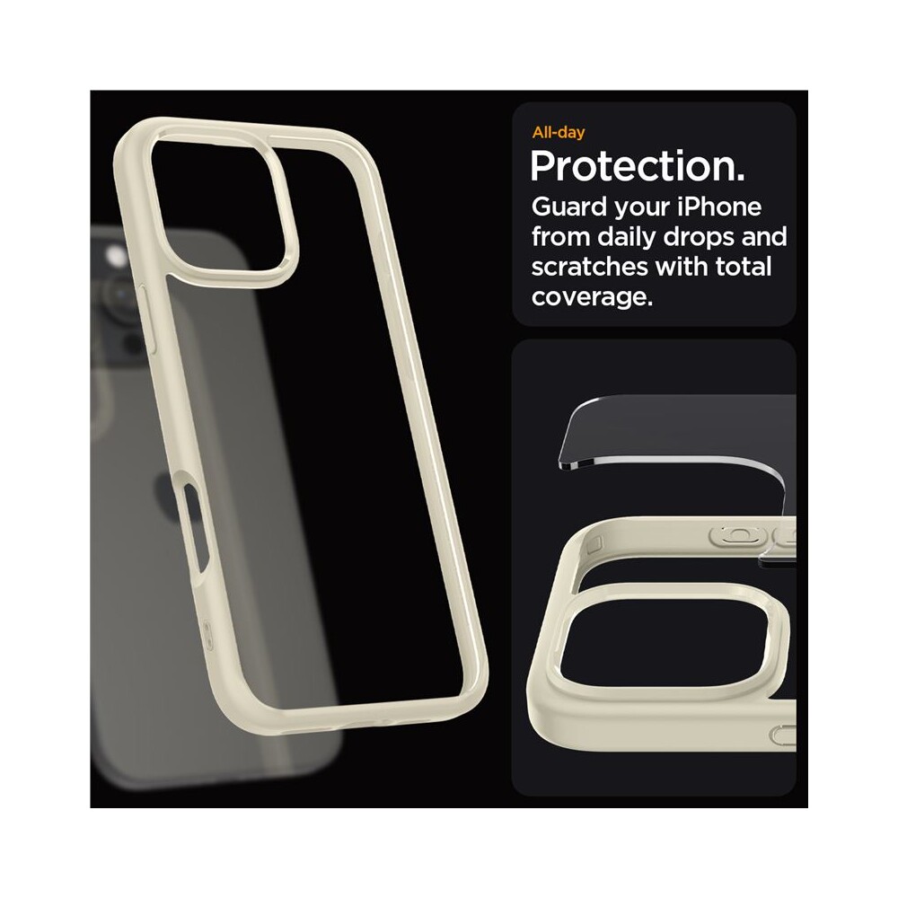 Spigen-Crystal-Hybrid-kryt-iPhone-16-Pro-Max-mute-beige