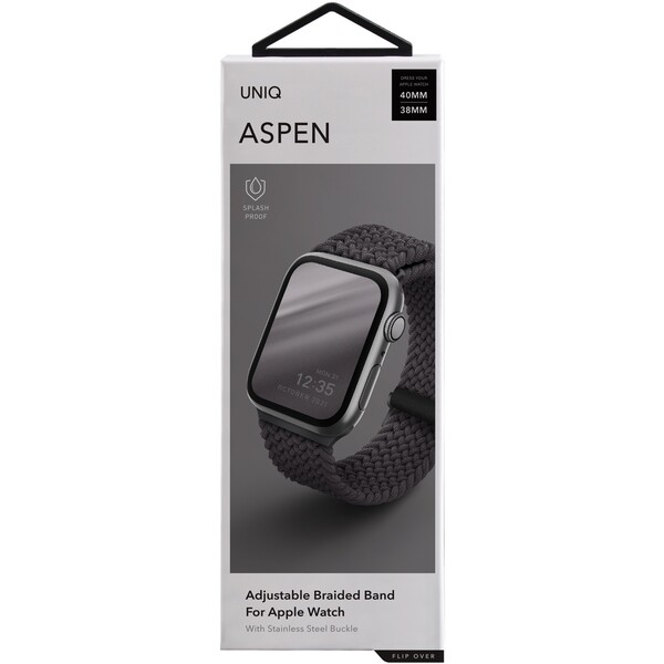 UNIQ-Aspen-Braided-reminek-Apple-Watch-42-41-40-38mm-sedy