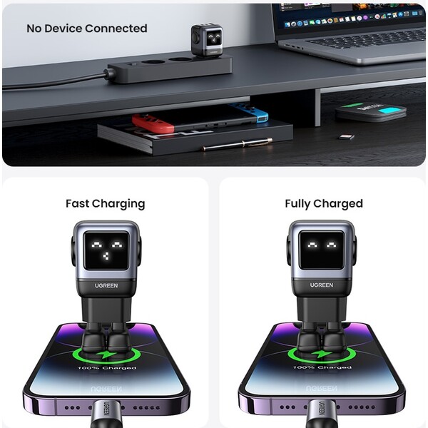 UGREEN-Uno-RG-65W-GaN-Fast-Charge-nabijecka-cerna