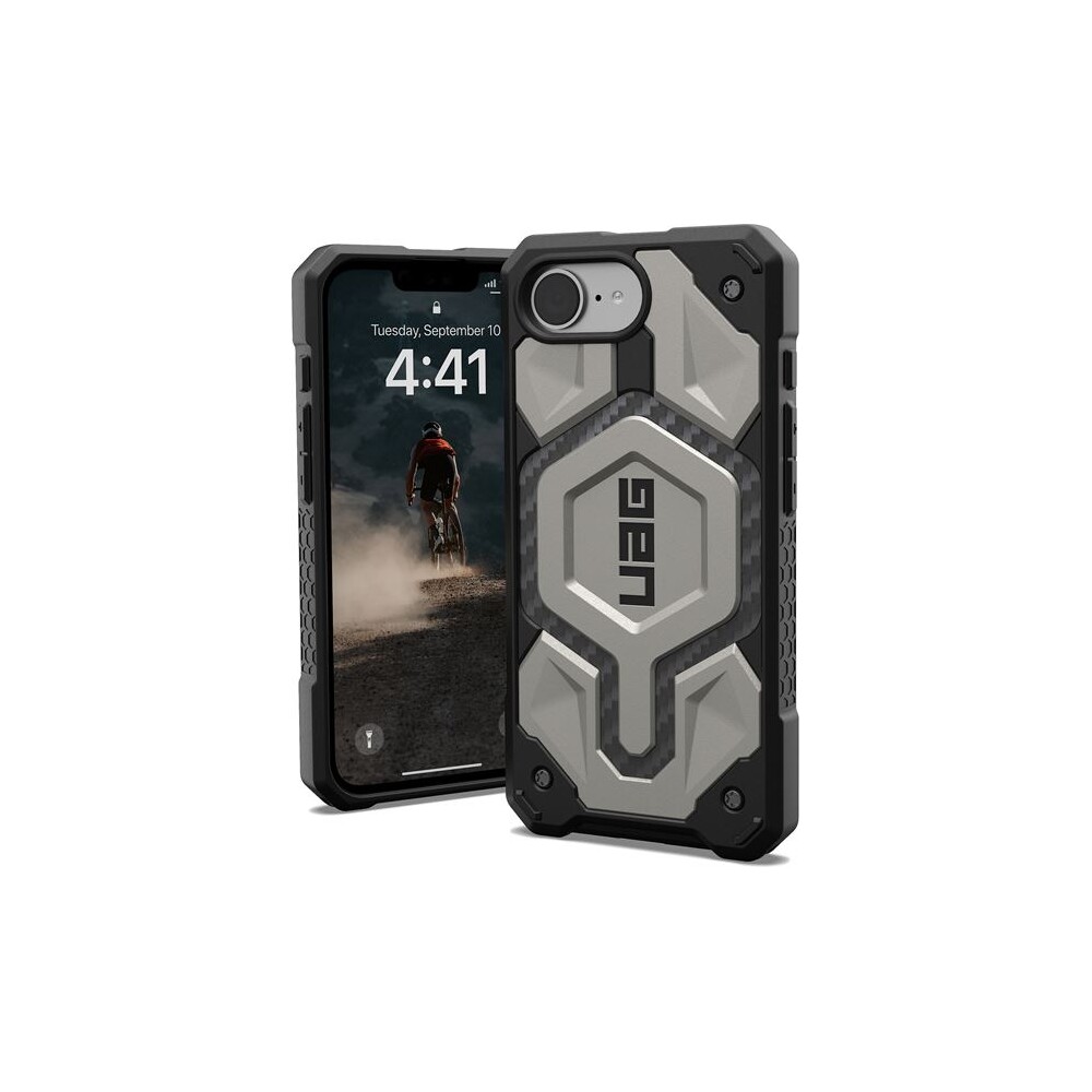 UAG-Monarch-Pro-MagSafe-kryt-iPhone-17e-16e-titanovy