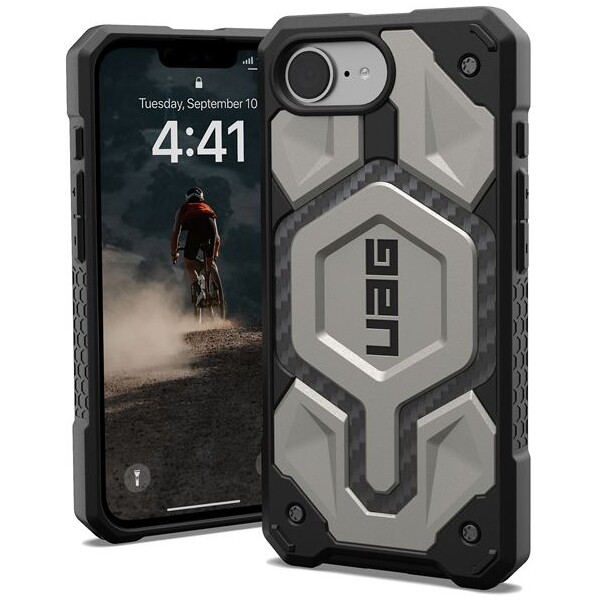 UAG-Monarch-Pro-MagSafe-kryt-iPhone-17e-16e-titanovy